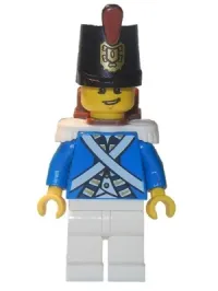 LEGO Bluecoat Soldier 3 - Lopsided Grin minifigure