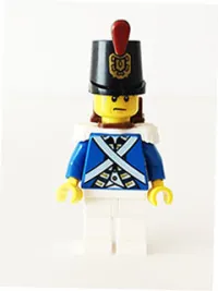 LEGO Bluecoat Soldier 4 - Sweat Drops minifigure