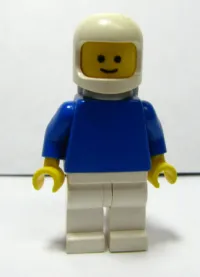 LEGO Plain Blue Torso with Blue Arms, White Legs, White Classic Helmet, Air Tanks minifigure