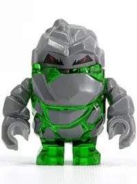LEGO Rock Monster - Boulderax (Trans-Green) minifigure