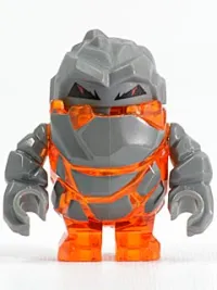 LEGO Rock Monster - Firox (Trans-Orange) minifigure