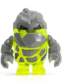 LEGO Rock Monster - Sulfurix (Trans-Neon Green) minifigure