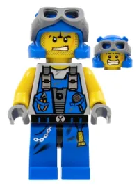 LEGO Power Miner - Rex, Goggles minifigure