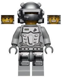 LEGO Power Miner - Rex, Gray Outfit minifigure