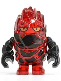 LEGO Rock Monster - Infernox (Trans-Red) minifigure
