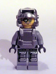 LEGO Power Miner - Brains, Gray Outfit minifigure