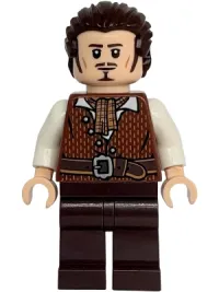 LEGO Will Turner - Reddish Brown Vest minifigure