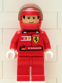 LEGO F1 Ferrari - M. Schumacher with Helmet - with Torso Stickers minifigure