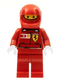 LEGO F1 Ferrari Pit Crew Member - with Vodafone Shell Torso Stickers minifigure