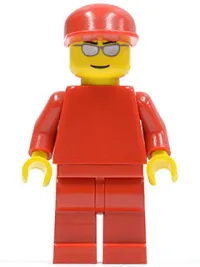 LEGO F1 Ferrari Engineer - without Torso Stickers minifigure