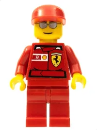 LEGO F1 Ferrari Engineer - with Torso Stickers minifigure
