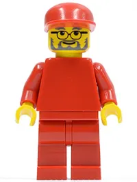 LEGO F1 Ferrari Engineer 2 - without Torso Stickers minifigure