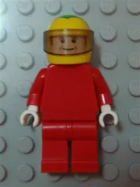 LEGO F1 Ferrari - F. Massa with Helmet Yellow Printed - without Torso Stickers minifigure