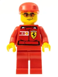 LEGO F1 Ferrari Engineer 3 - with Torso Stickers minifigure