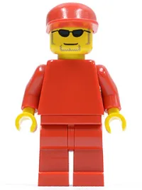LEGO F1 Ferrari Engineer - without Torso Sticker minifigure