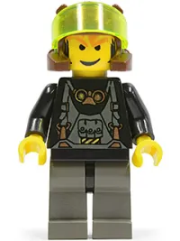 LEGO Axel - Trans-Neon Green Visor minifigure