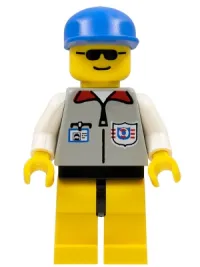 LEGO Coast Guard 1 - Yellow Legs, Blue Cap minifigure