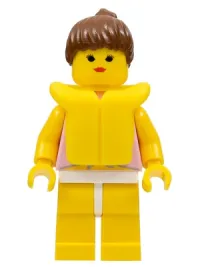 LEGO Res-Q - Female Lifeguard, Life Jacket minifigure