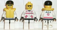 LEGO Res-Q 1 - Black Cap, Life Jacket minifigure