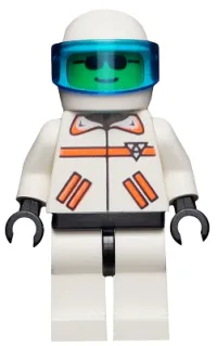 LEGO Res-Q 1 - Helmet with Trans-Dark Blue Visor minifigure