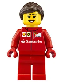 LEGO Scuderia Ferrari Team Crew Member - Female minifigure