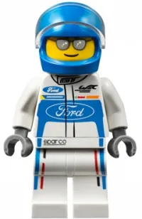 LEGO 2016 Ford GT Driver minifigure