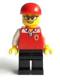 LEGO Ferrari Race Marshal minifigure