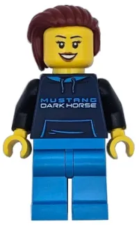 LEGO Ford Mustang Dark Horse Driver minifigure