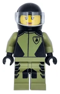 LEGO Lamborghini Lambo V12 Vision Gran Turismo Driver minifigure