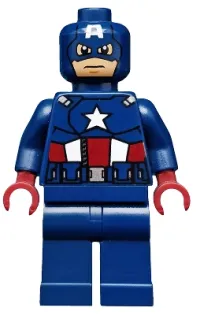 LEGO Captain America - Dark Blue Suit minifigure