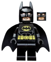 LEGO Batman - Black Suit with Yellow Belt and Crest (Type 2 Cowl) minifigure