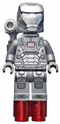 LEGO War Machine - Dark Bluish Gray and Silver Armor with Backpack minifigure
