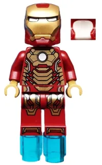 LEGO Iron Man Mark 42 Armor (Plain White Head) minifigure