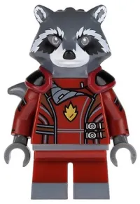 LEGO Rocket Raccoon - Dark Red Outfit minifigure