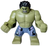 LEGO Hulk - Giant, Sand Blue Pants with Lavender Panels, Raging minifigure