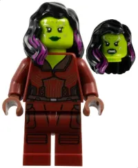 LEGO Gamora - Dark Red Printed Legs minifigure