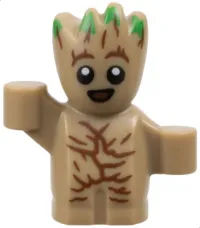 LEGO Groot - Baby, Dark Tan (6490595) minifigure