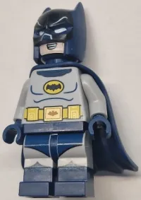 LEGO Batman - Classic TV Series, Goggles, Light Bluish Gray Torso, Flexible Rubber Cape minifigure