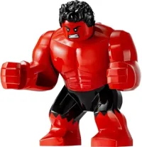 LEGO Red Hulk - Giant, Black Eyes minifigure