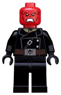 LEGO Red Skull - Dark Brown Belt minifigure