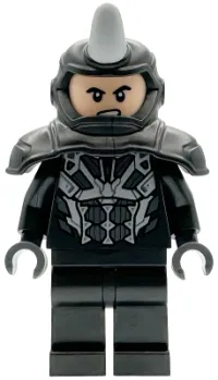 LEGO Rhino - Shoulder Armor with Light Bluish Gray Horn minifigure