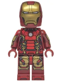 LEGO Iron Man - Mark 43 Armor, Light Nougat Head, Printed Arms minifigure