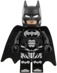 LEGO Batman - Black Suit with Silver Bats and Trim minifigure