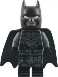 LEGO Batman - Dark Bluish Gray Suit, Cowl with White Eyes, Black Boots minifigure