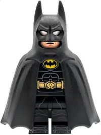 LEGO Batman - Black Suit, One Piece Cowl and Straight Cape minifigure