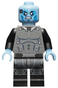 LEGO Electro, Dark Bluish Gray and Black Suit minifigure