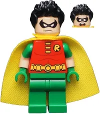 LEGO Robin - Short Sleeves, Spiky Hair minifigure