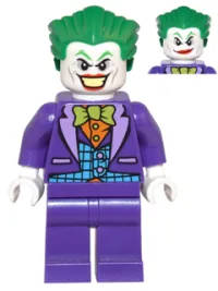 LEGO The Joker - Blue Vest, Dual Sided Head minifigure