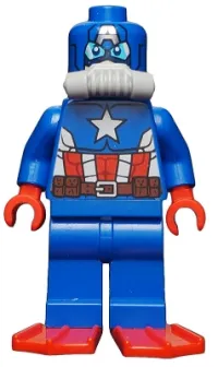 LEGO Scuba Captain America minifigure