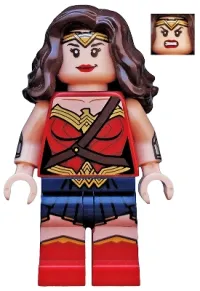 LEGO Wonder Woman - Dark Brown Hair minifigure